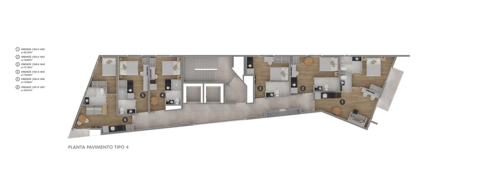 Planta 3 de Parkside Itajaí