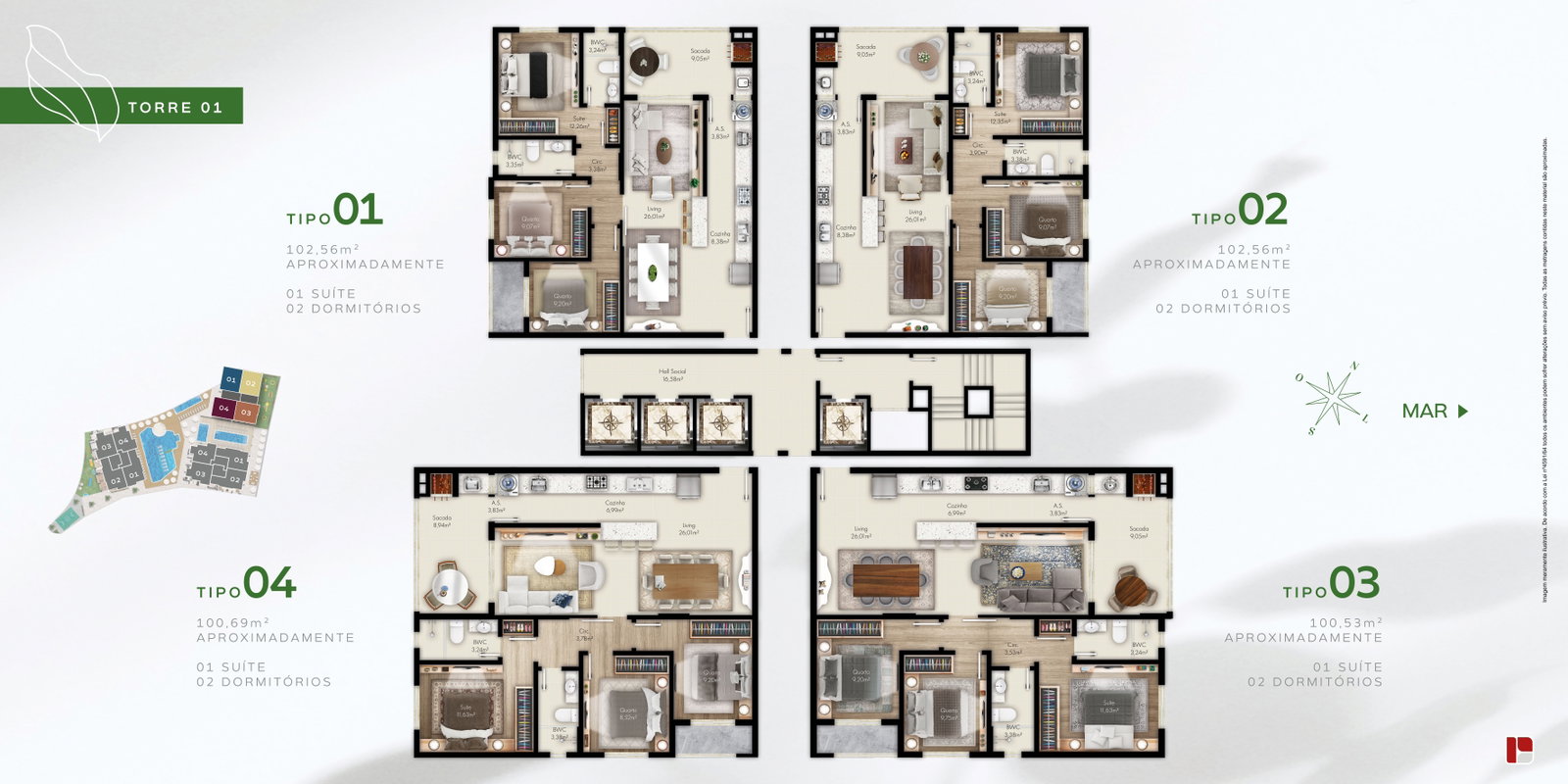 Planta 3 de Green Ville Home Club