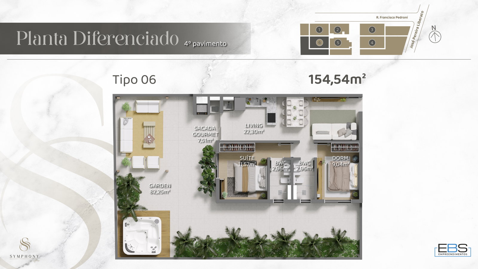 Planta 15 de Symphony Home