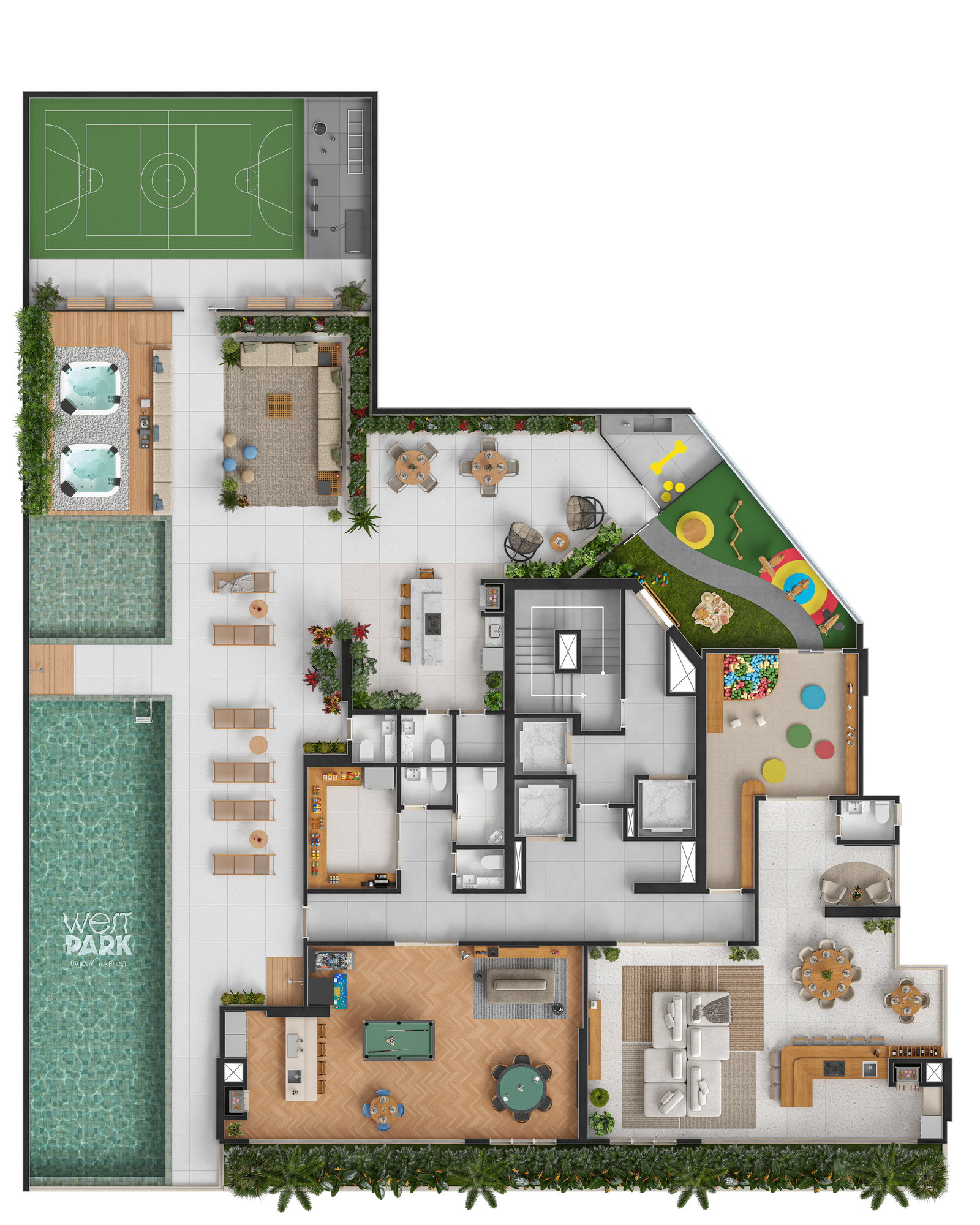 Planta 3 de West Park