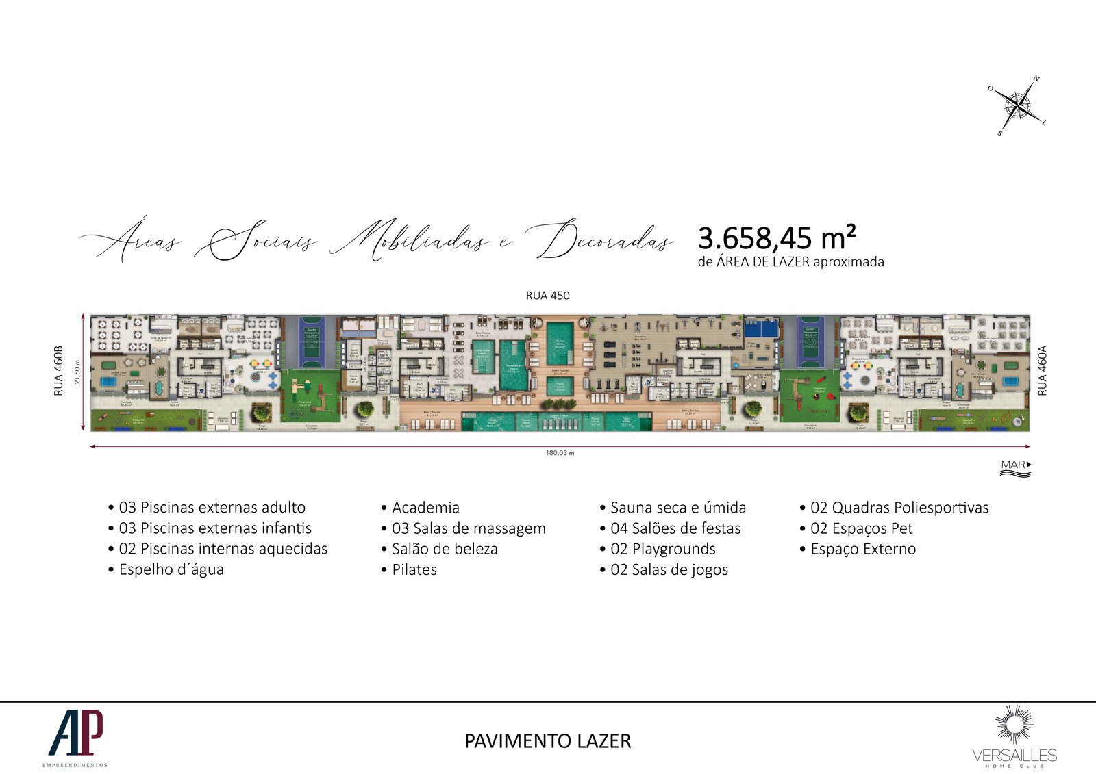 Planta 1 de Versailles Home Club