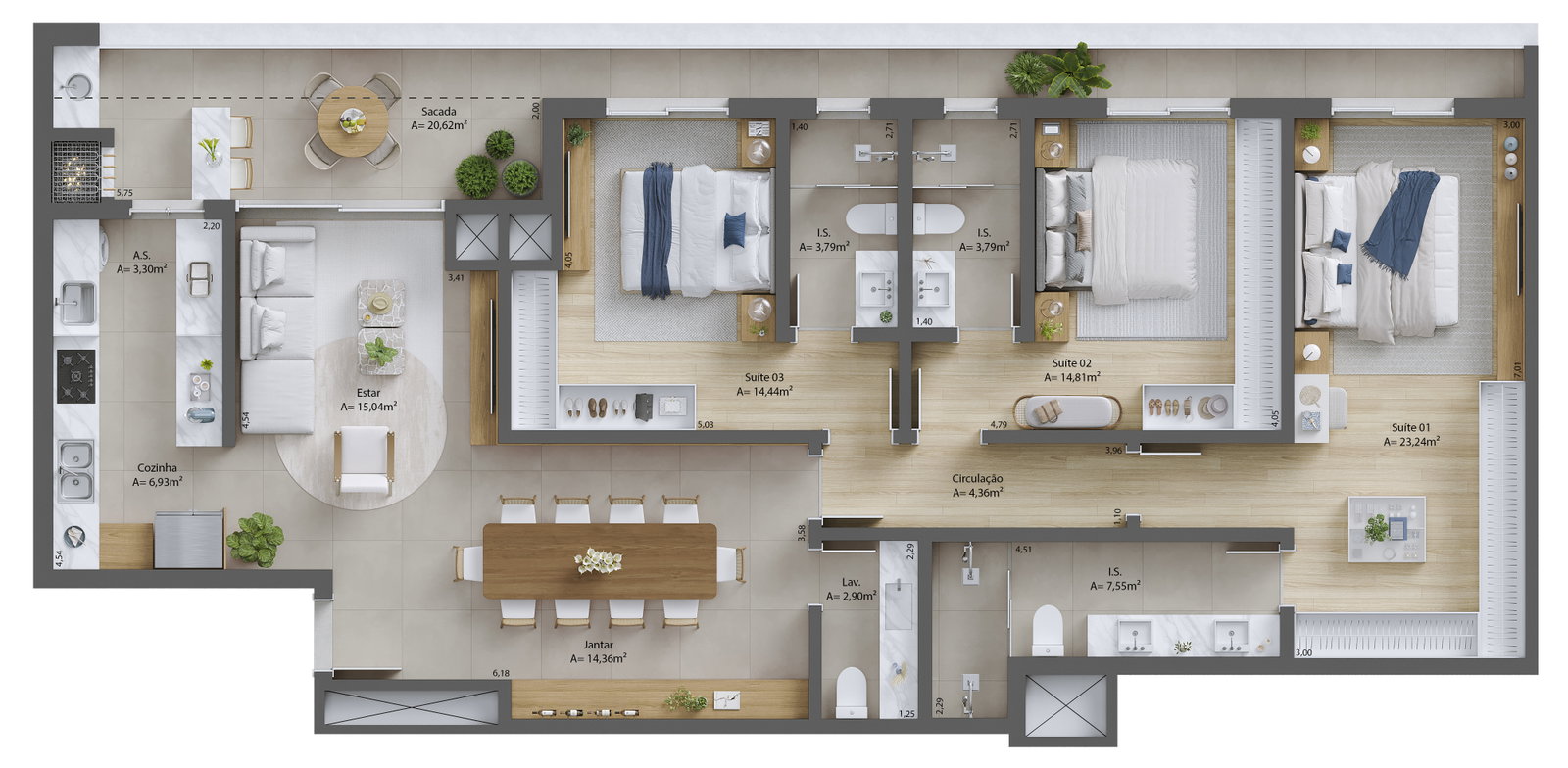 Planta 16 de Moai