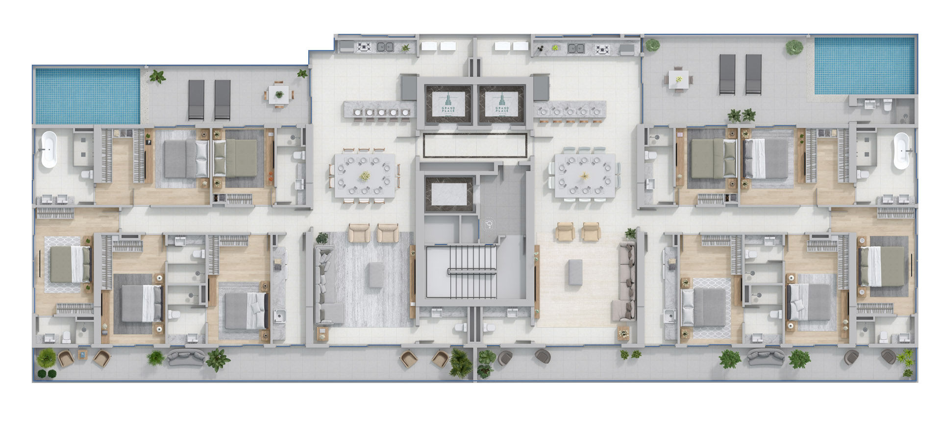 Planta 6 de Grand Place Tower