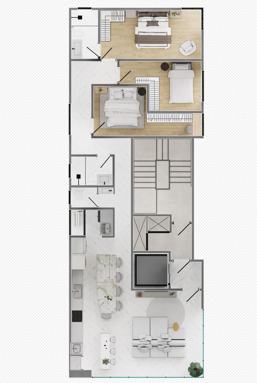 Planta 3 de Residencial Vivere Bene
