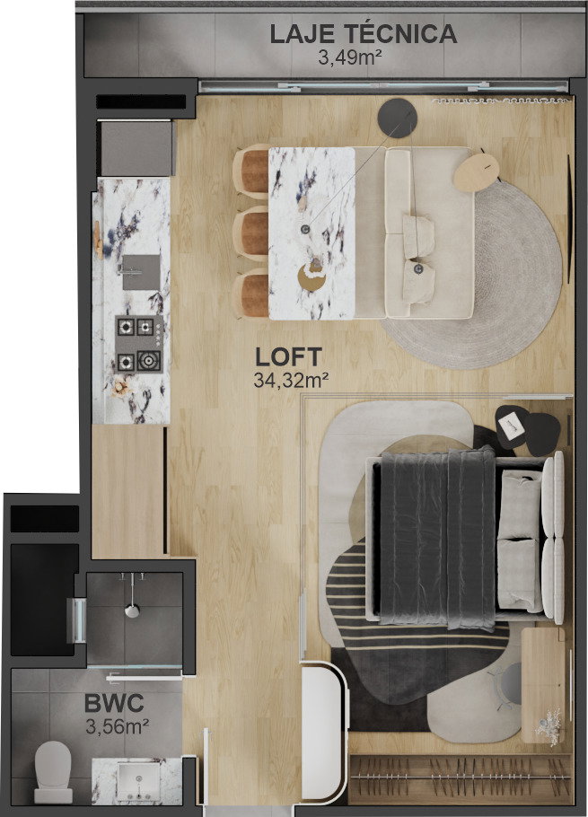Planta 5 de Oásis 2852