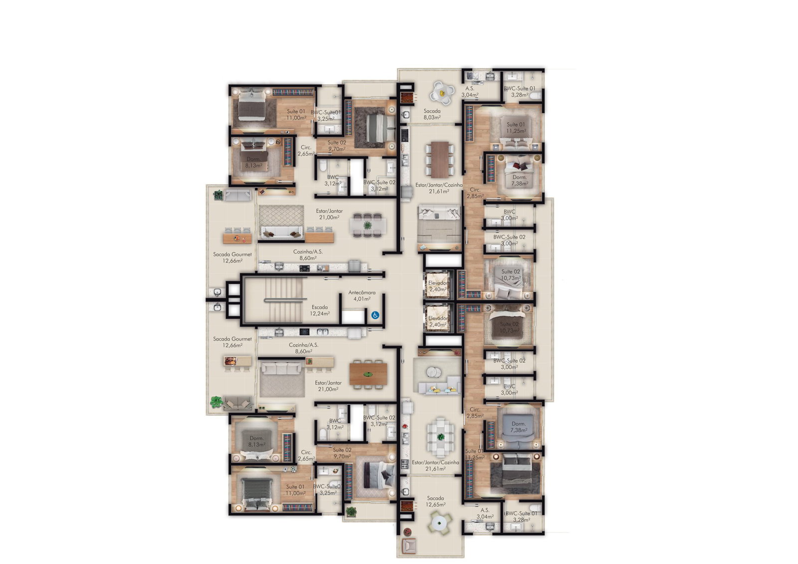 Planta 1 de Imperium Residence