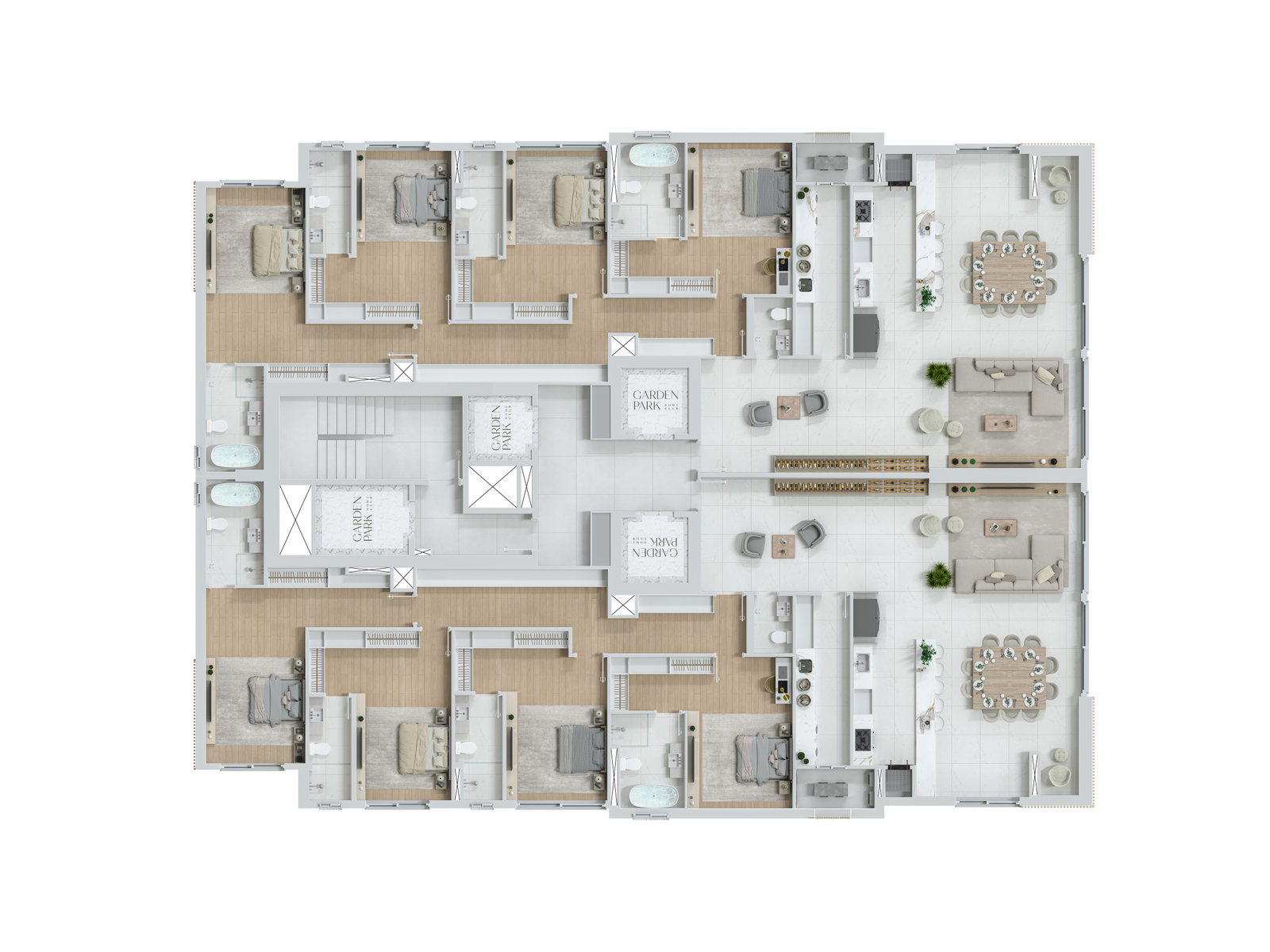 Planta 4 de Garden Park Home Club