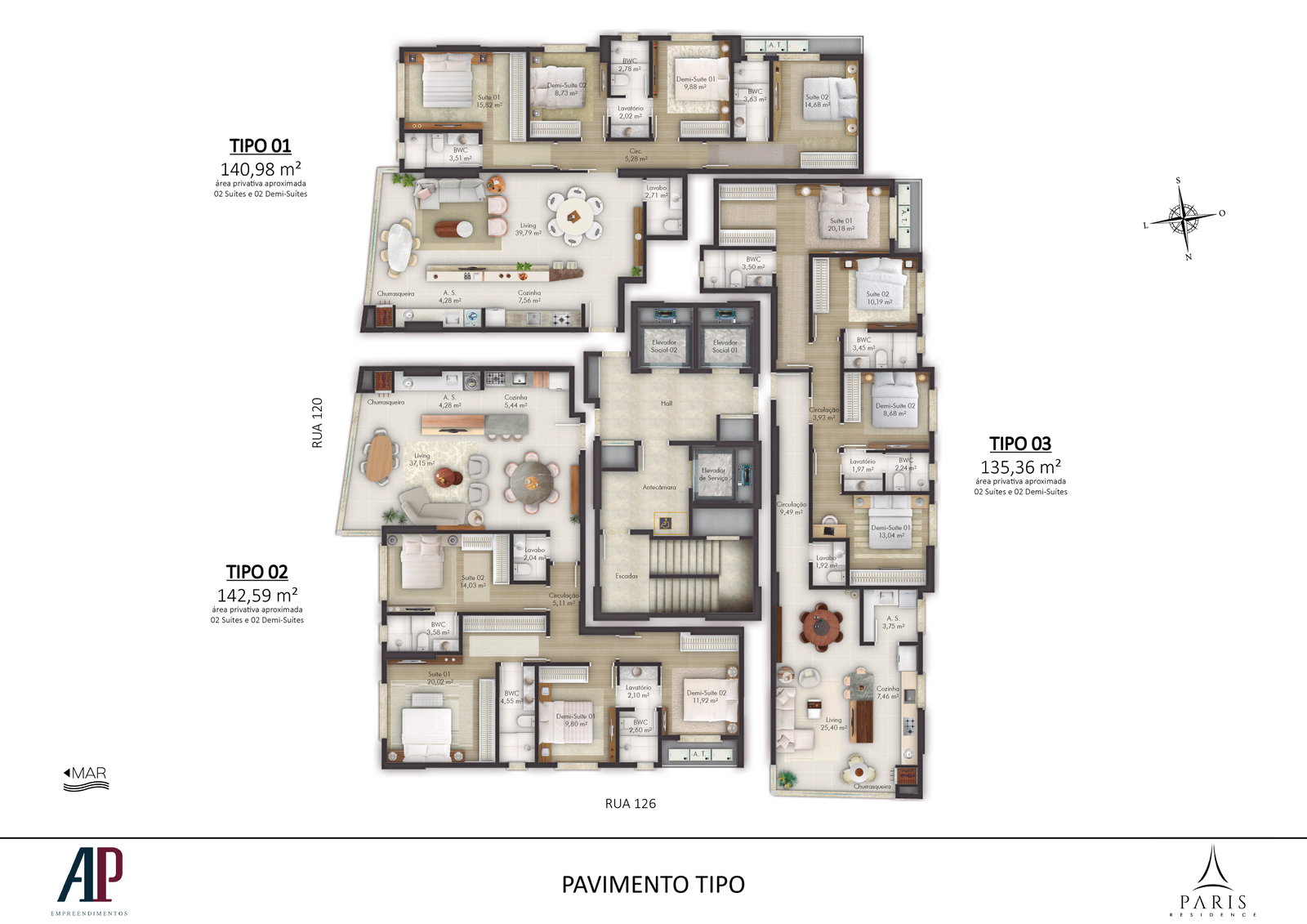 Planta 2 de Paris Residence