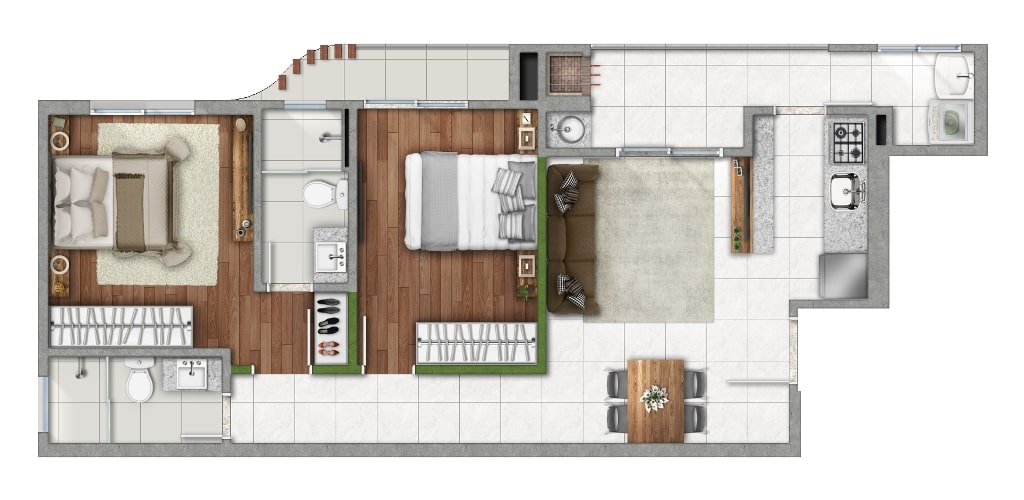 Planta 7 de Urban 295