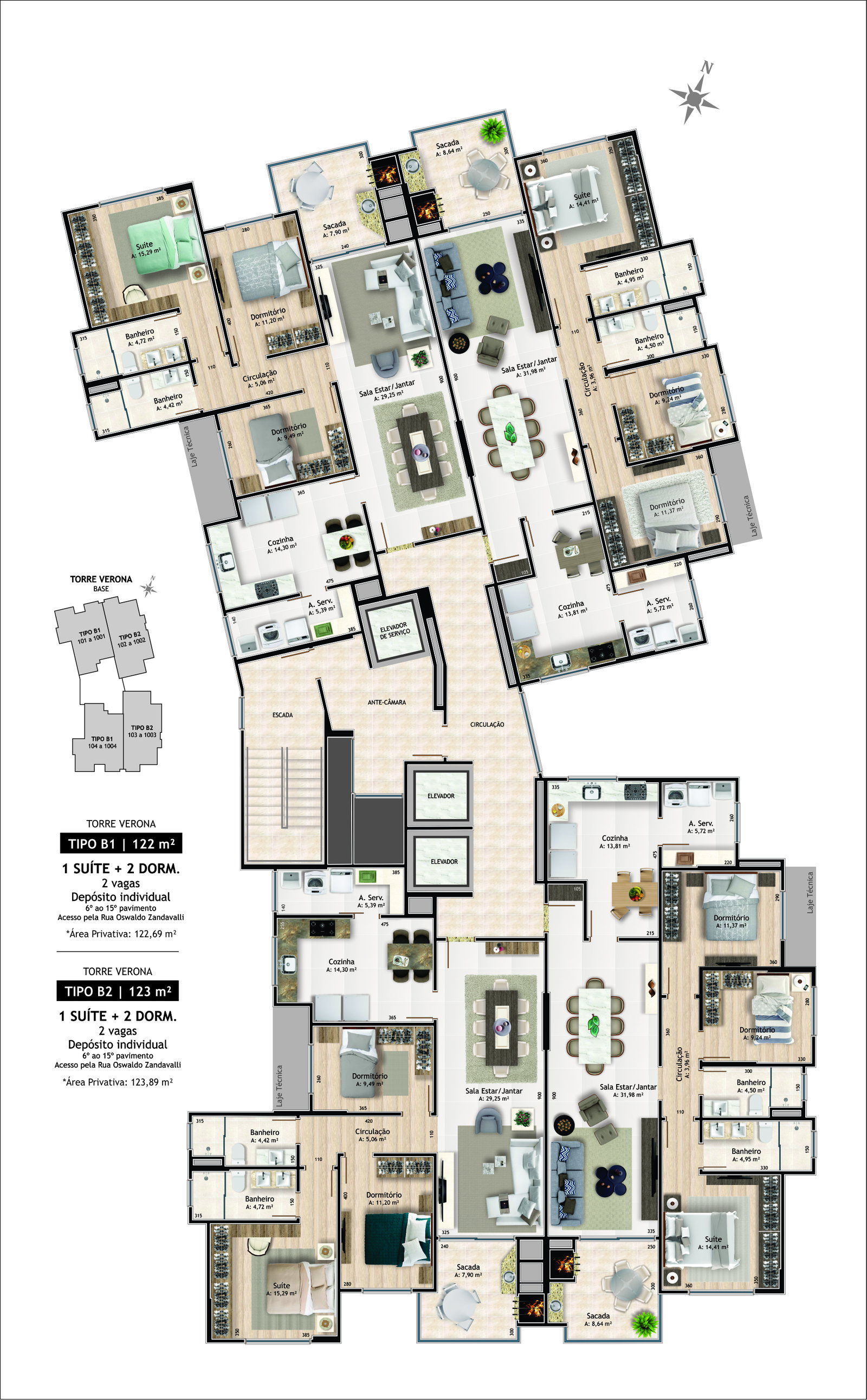 Planta 6 de Gran Villaggio Residencial