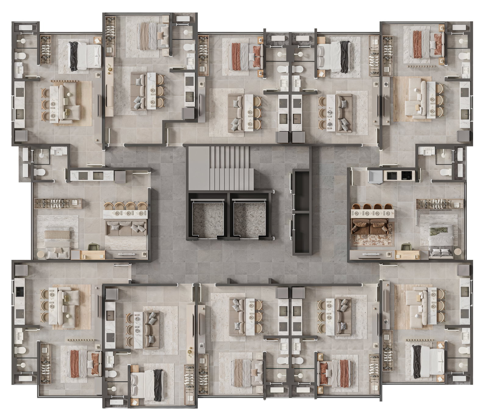 Planta 1 de Oasis Lumiere