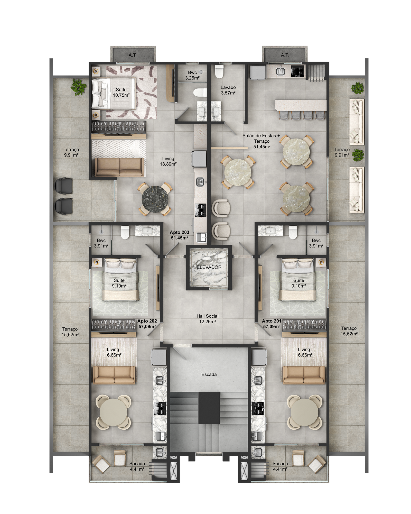 Planta 2 de Maui Beach Residence 2