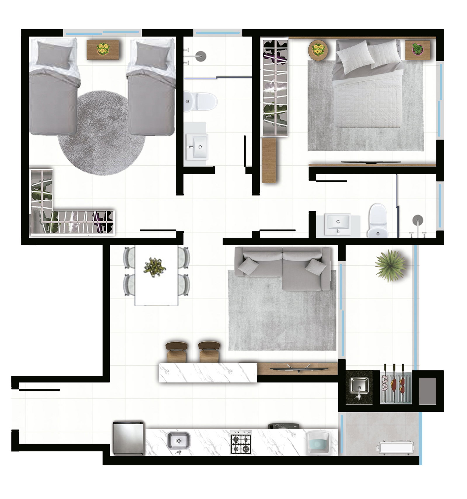 Planta 5 de Sunset Residence