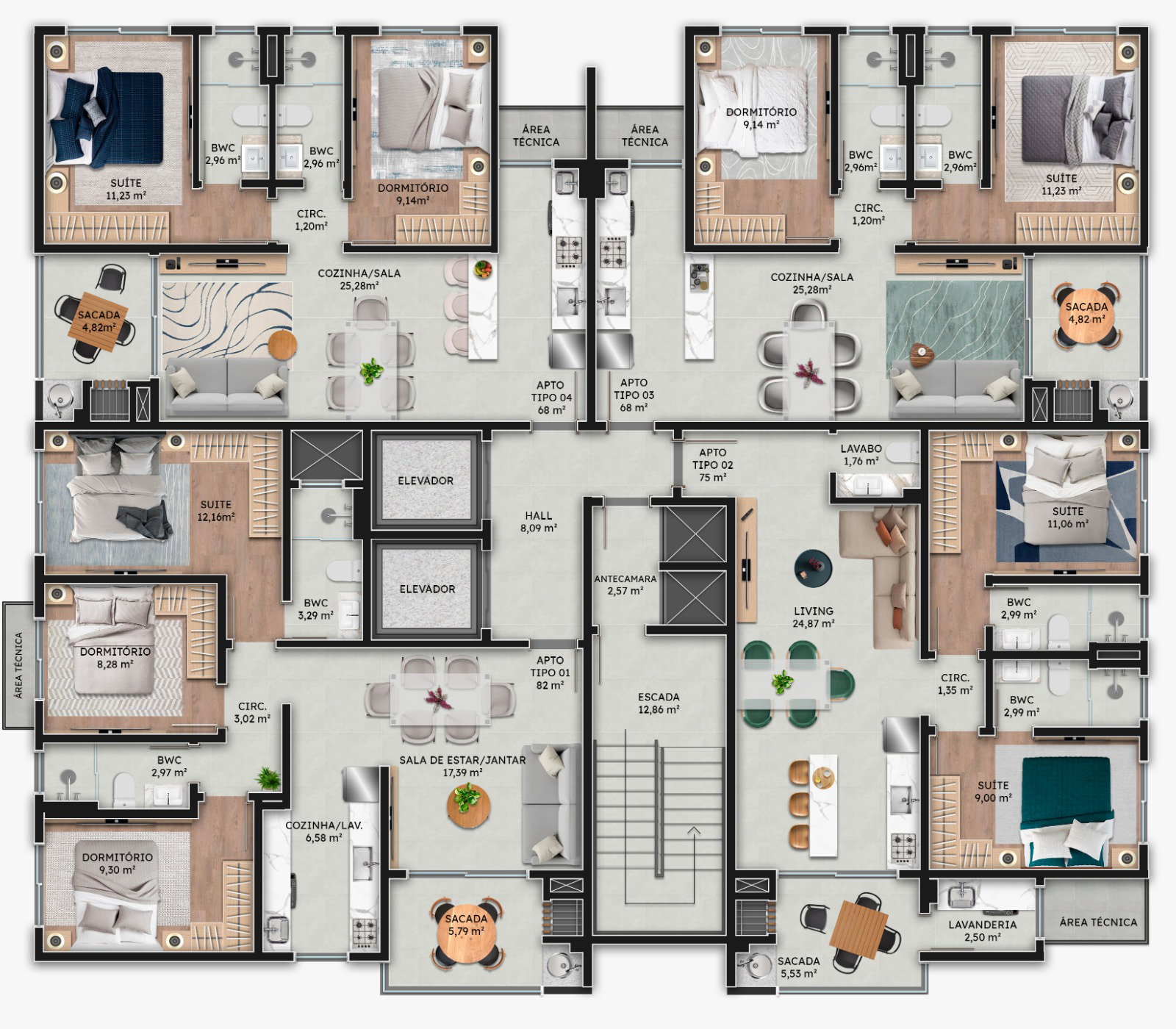 Planta 4 de Dallas Residence