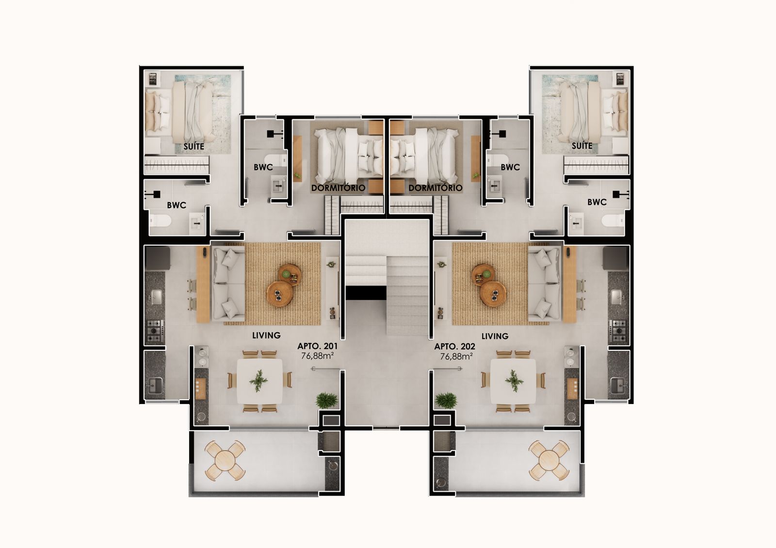 Planta 3 de Residencial Serena