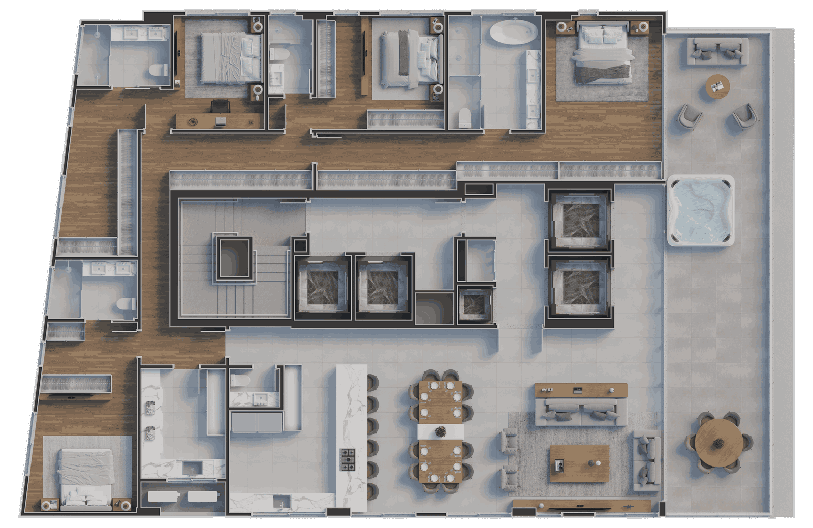 Planta 4 de Grand Luxury CNA