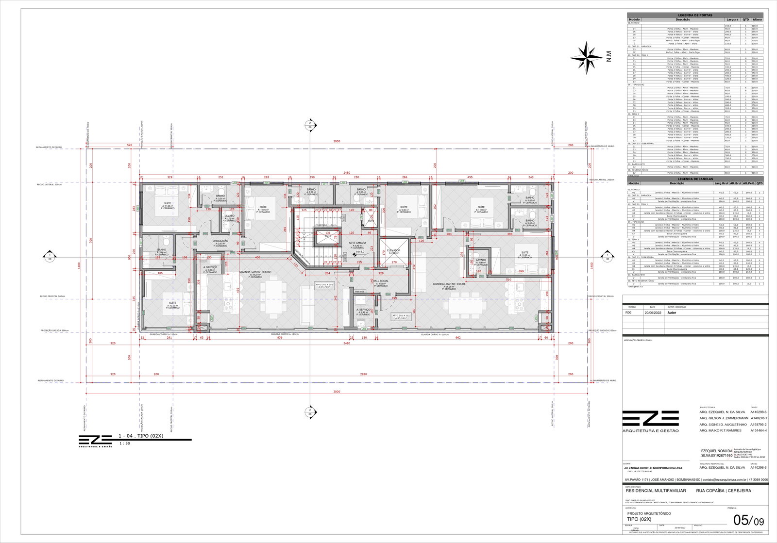 Planta 6 de Villa das Corujas