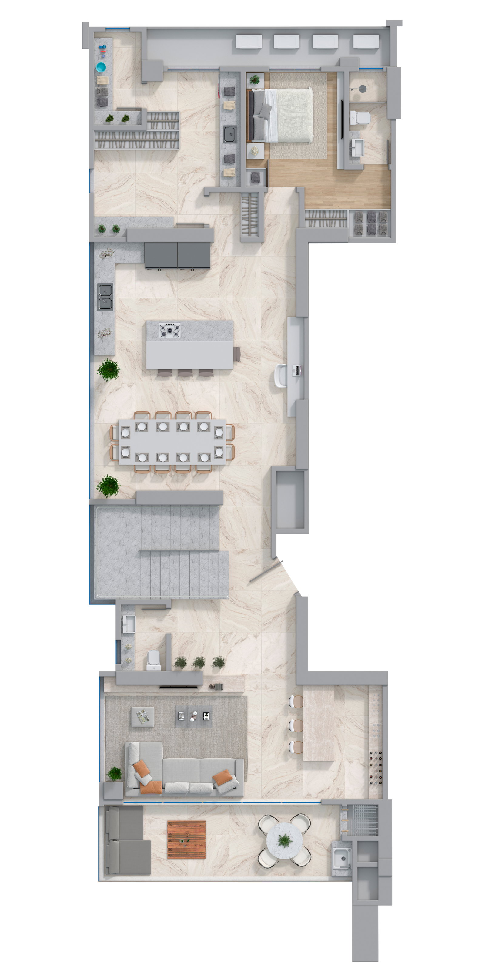 Planta 2 de Legacy Vertical Home