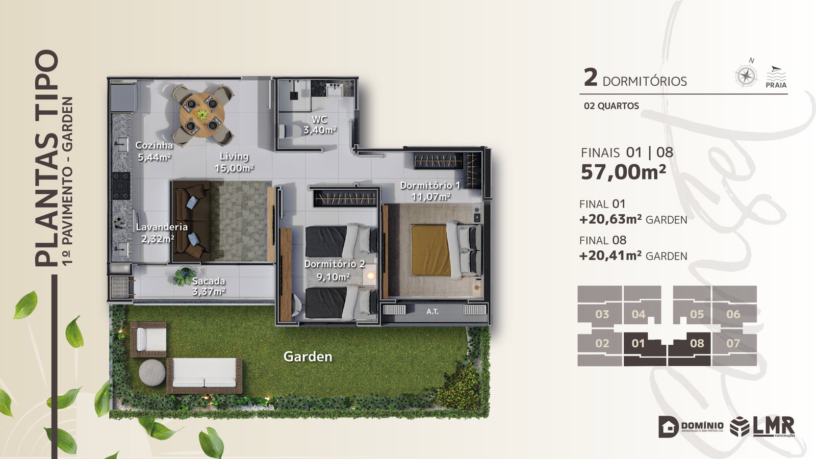 Planta 7 de Golden Sunset Residence