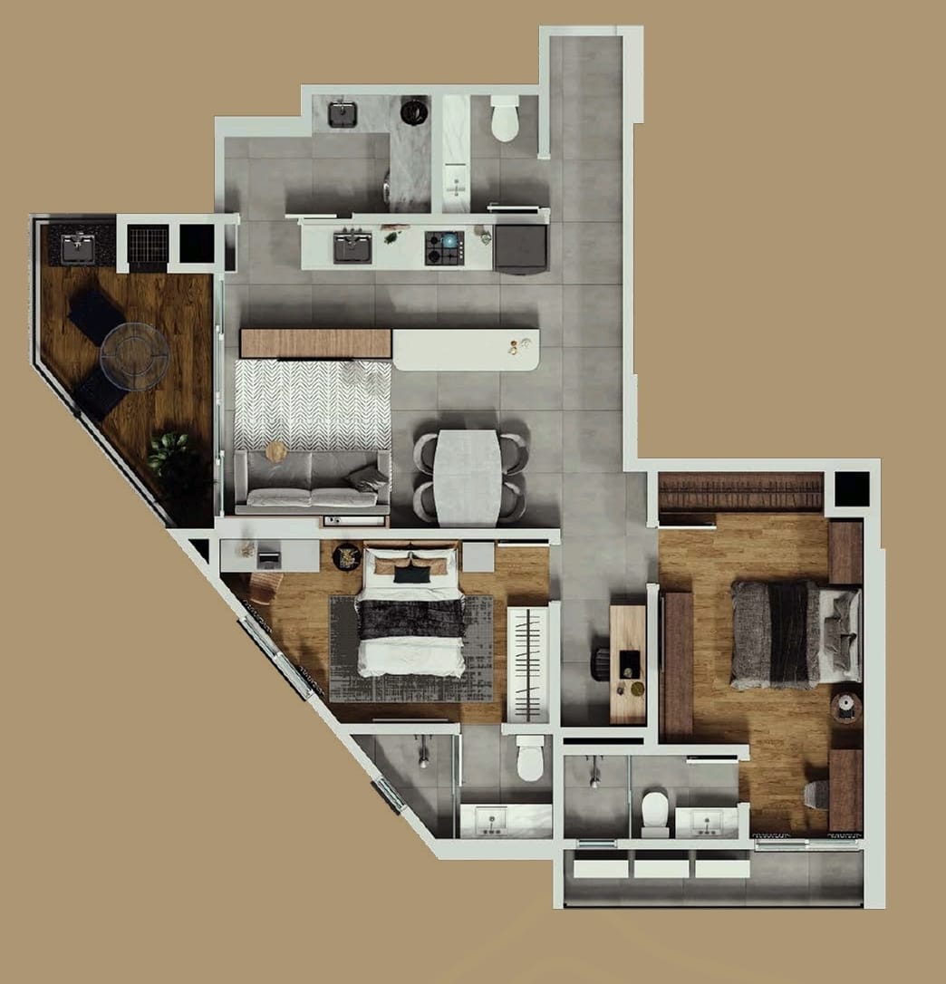 Planta 9 de Casa Atalaia