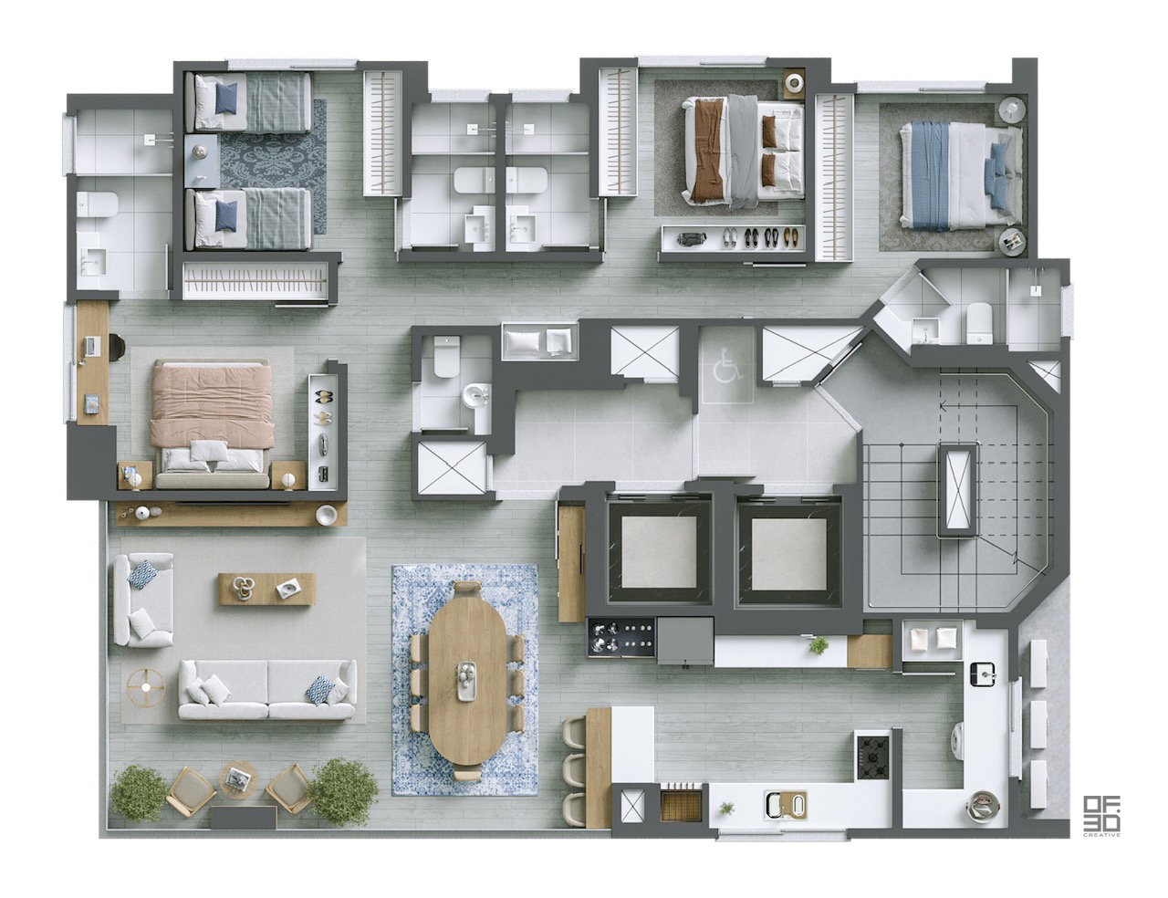 Planta 2 de Residencial Água Marinha