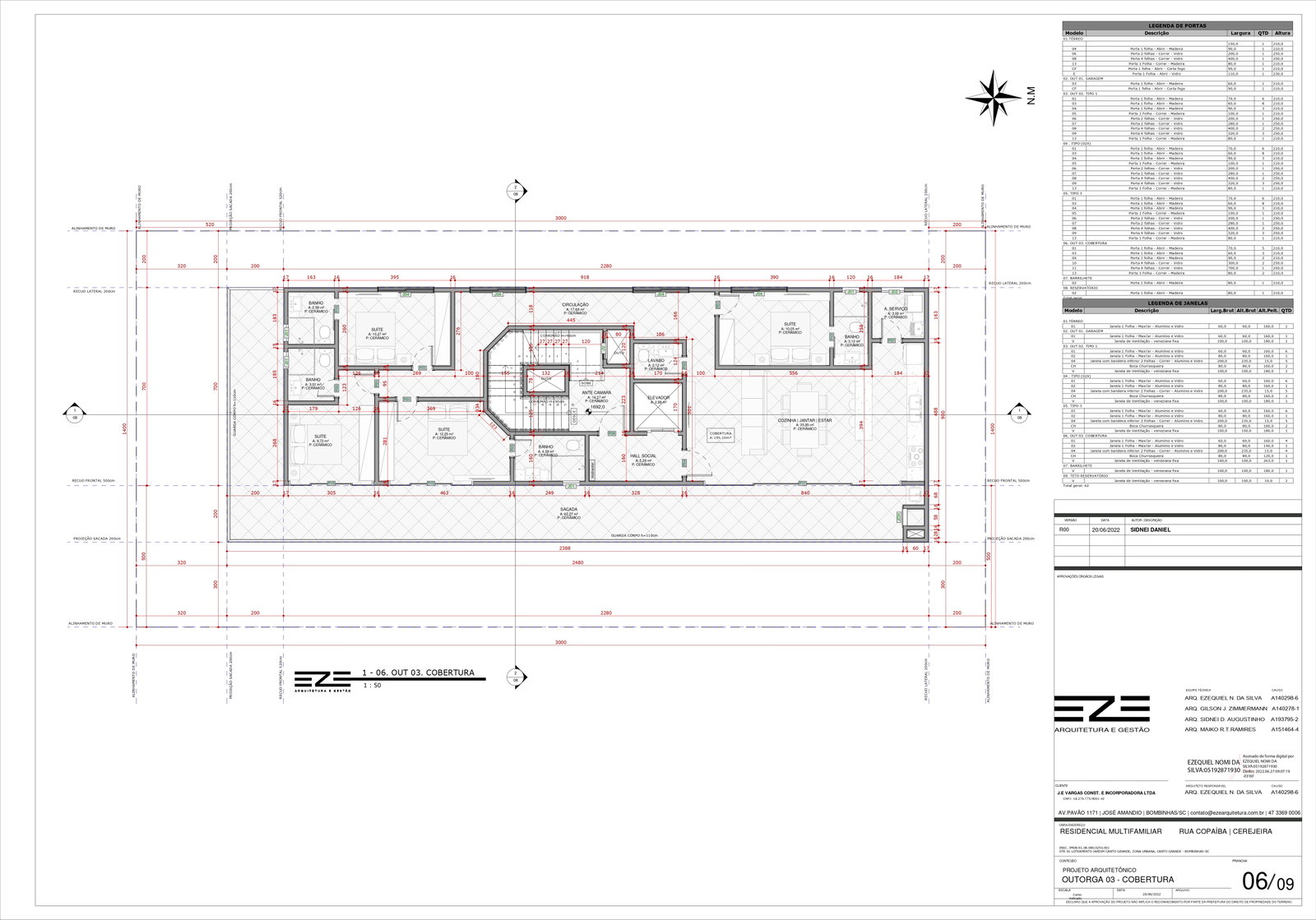 Planta 5 de Villa das Corujas