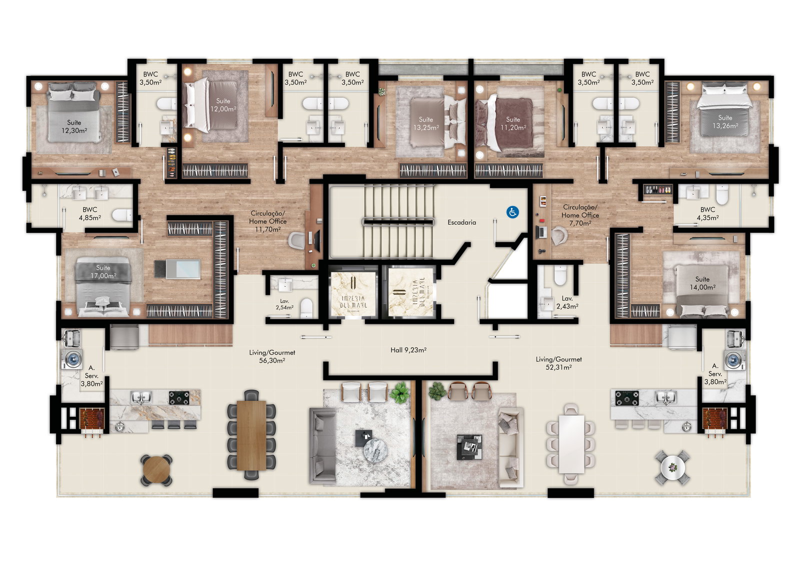 Planta 2 de Impéria del Mare Residenziale