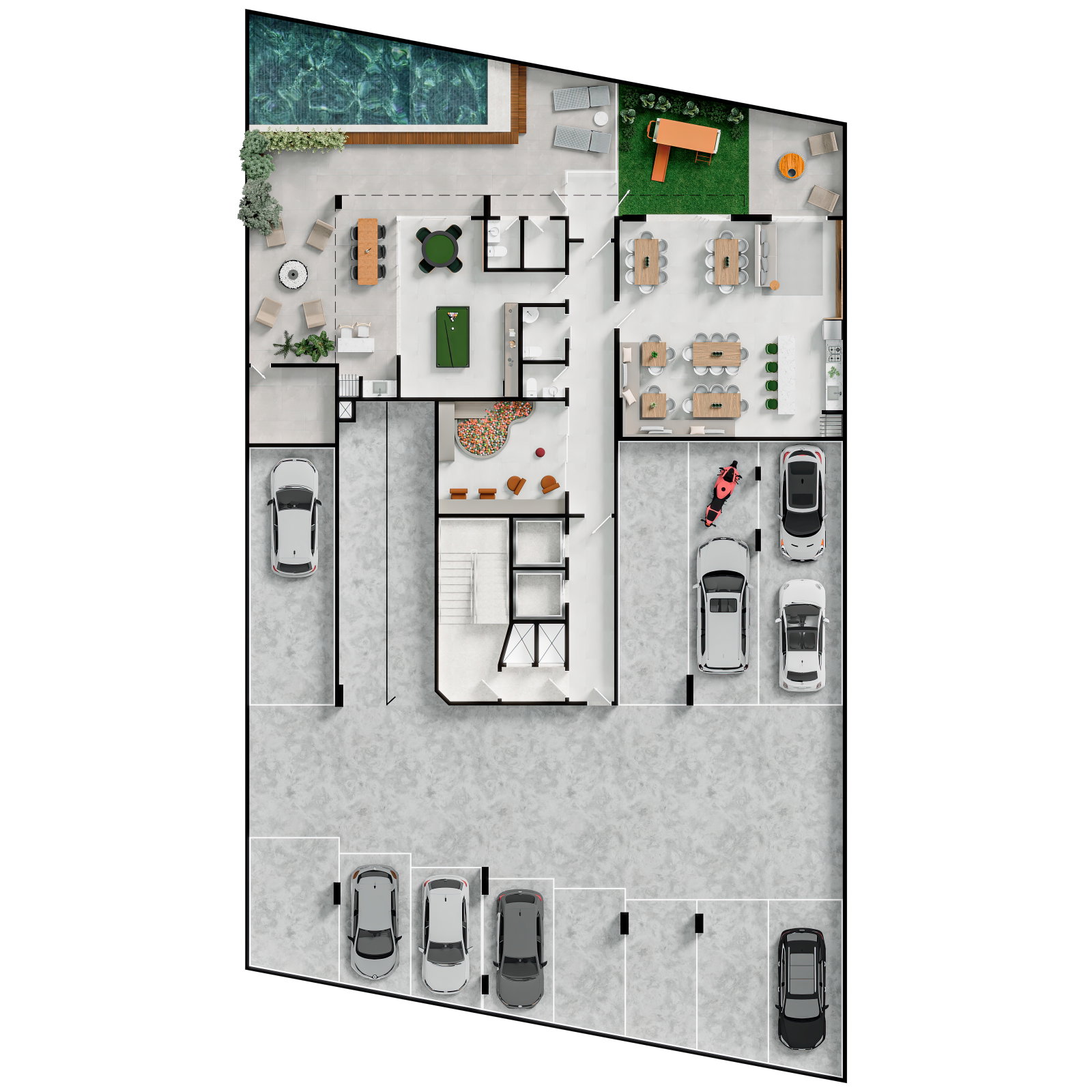 Planta Lazer · Garagem do Cartagena