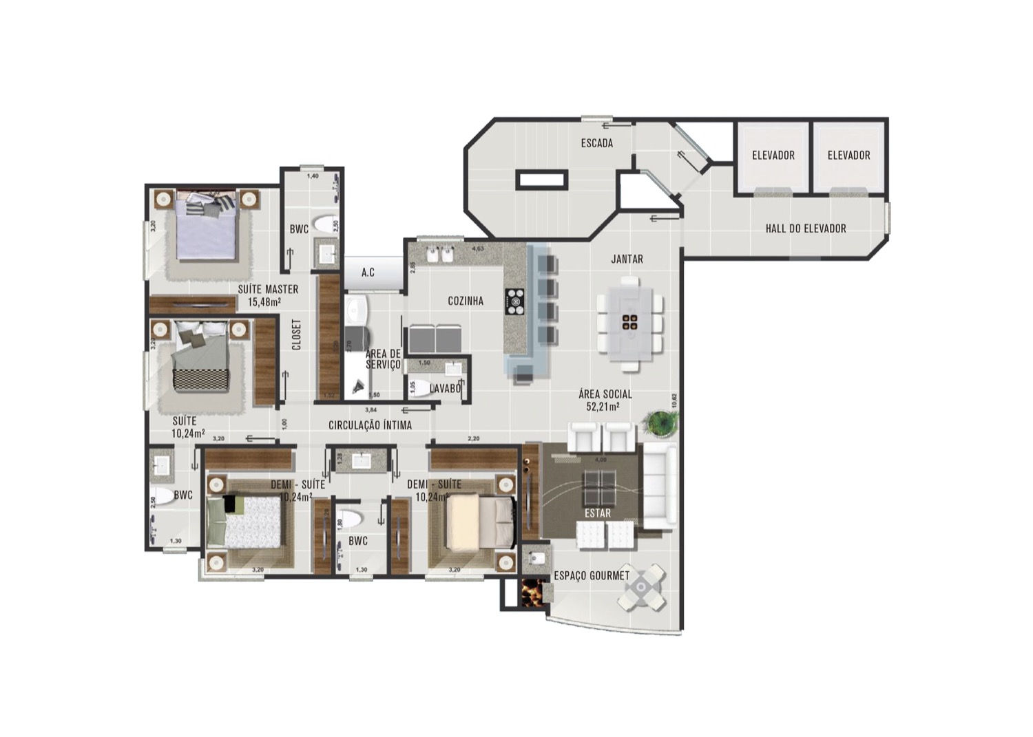 Planta 1 de Carmel Vista Alta
