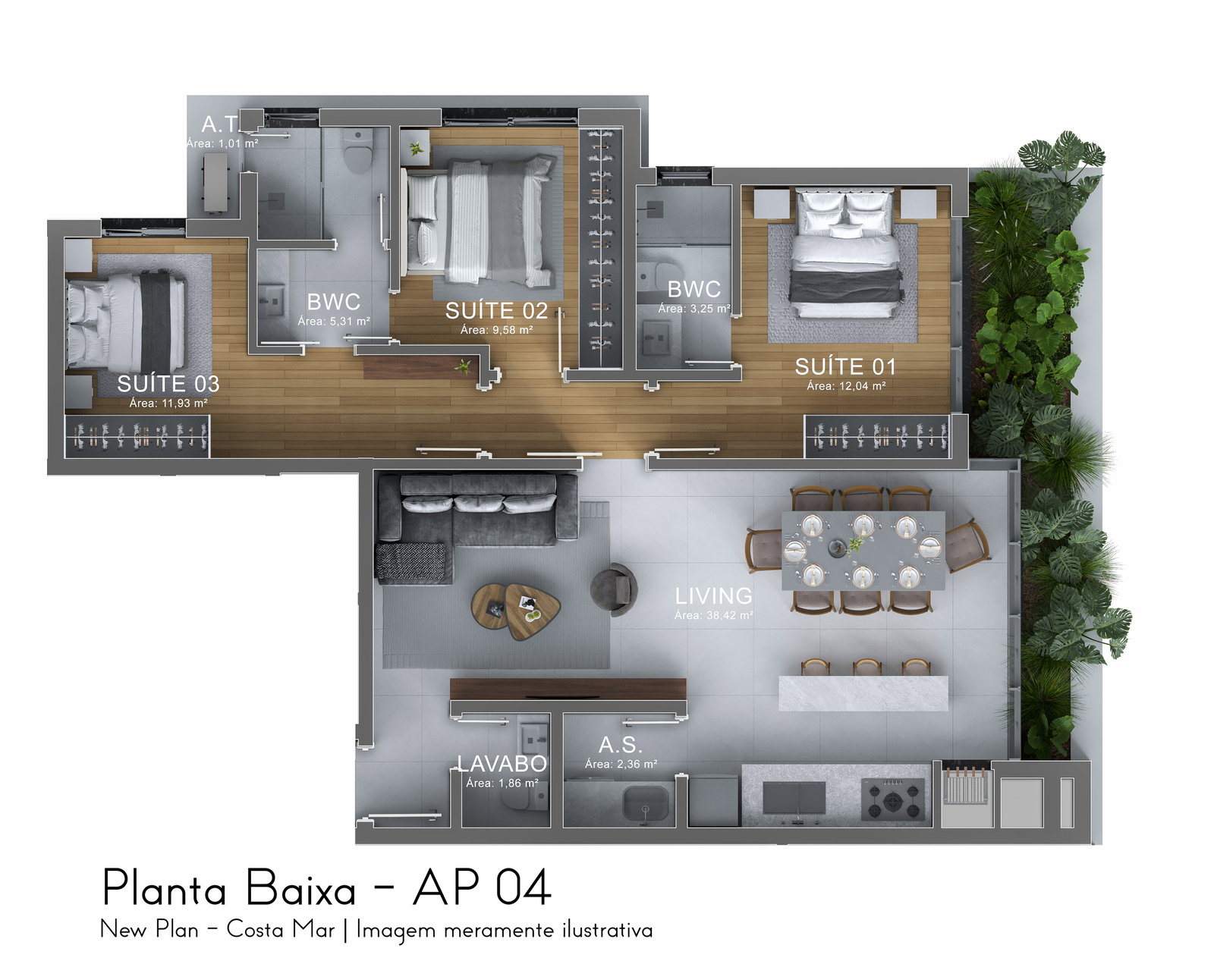 Planta 4 de Costa Mar