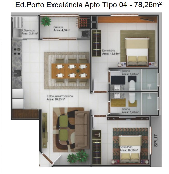 Planta 4 de Porto Excelência