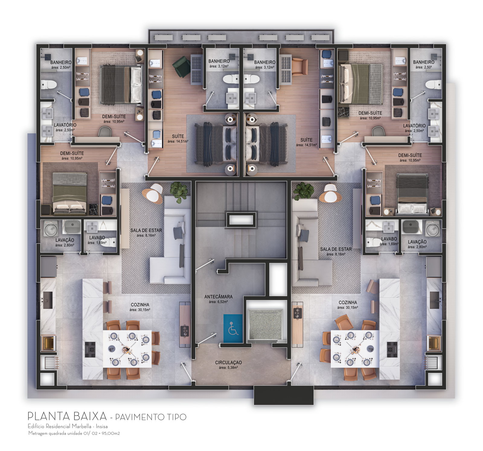 Planta 3 de Marbella Concept Residence