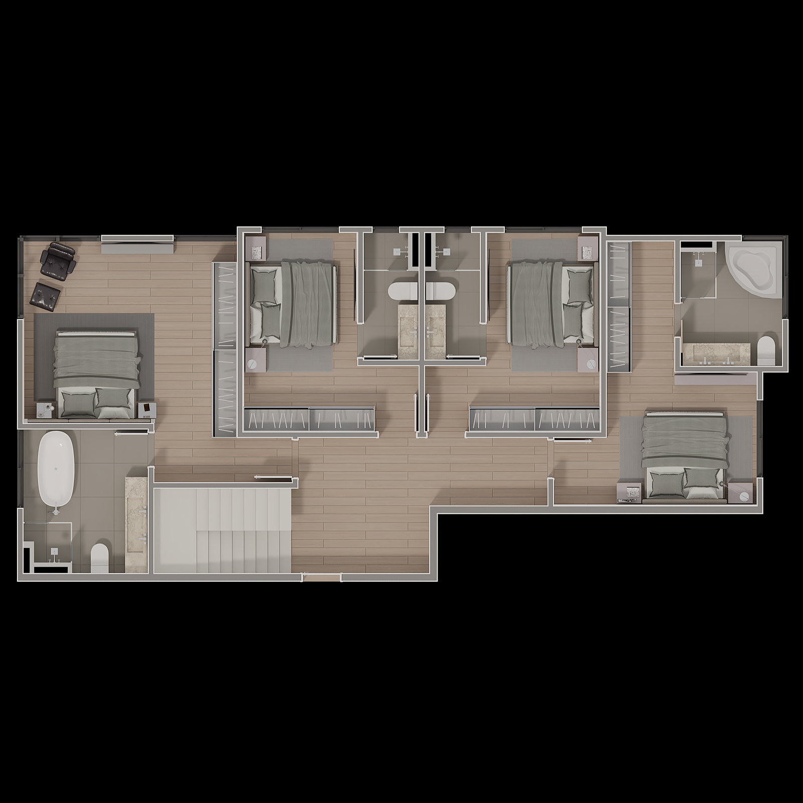 Planta 1 de Hyde Park Residences