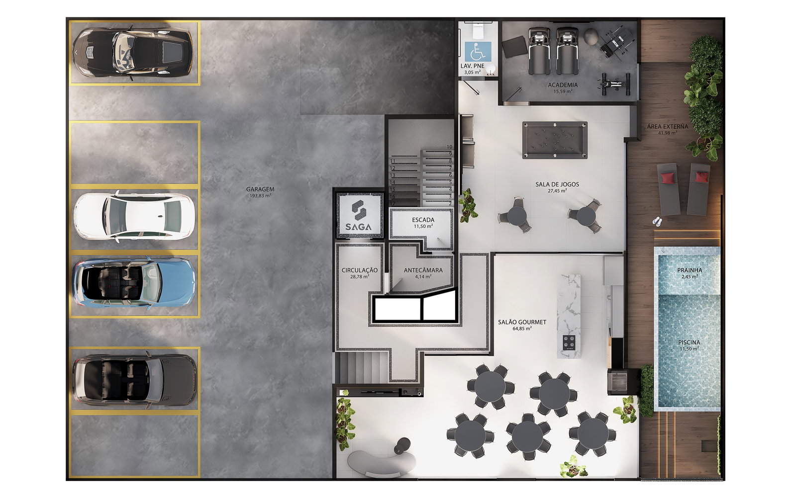Planta 1 de Salt Lake Home