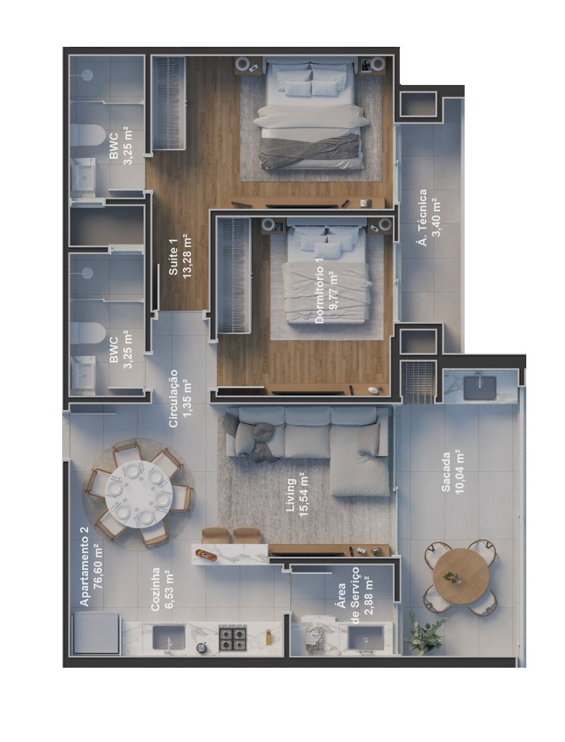 Planta 7 de Novara Residence