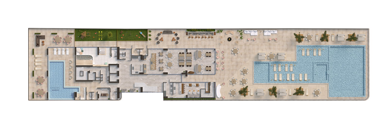 Planta Lazer (3 de 3) do Edify One