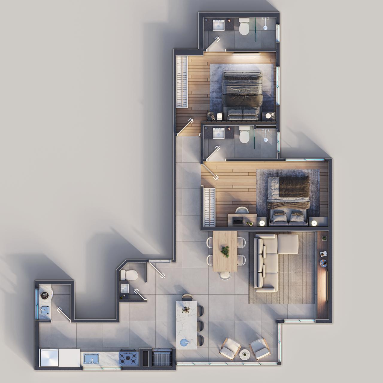 Planta 4 de Residencial Palermo