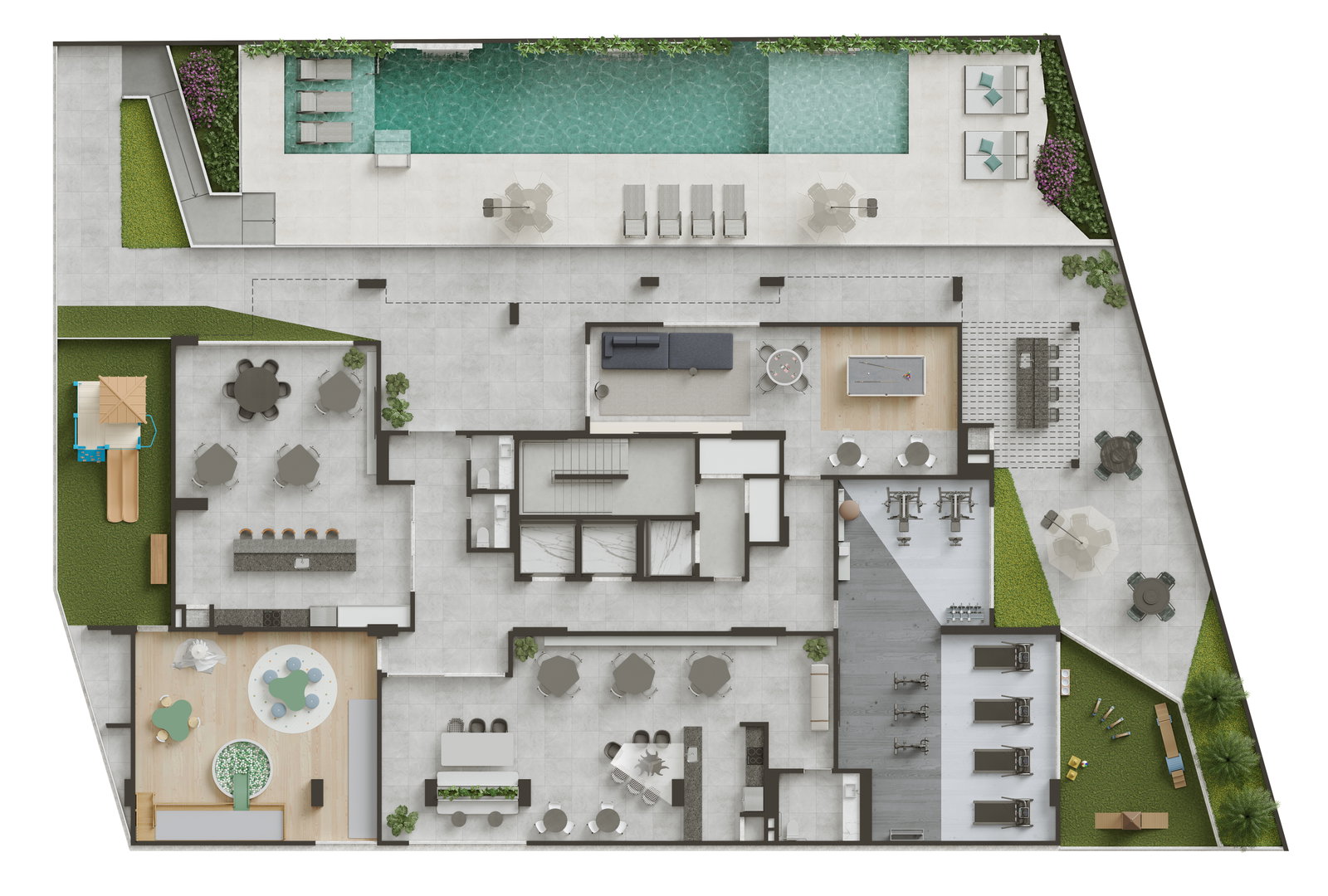 Planta 1 de Cologny Residence