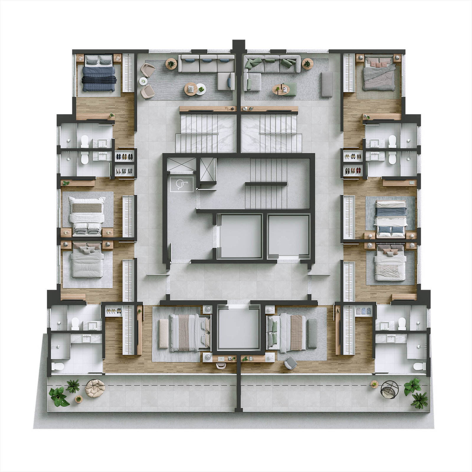 Planta 3 de High Tower
