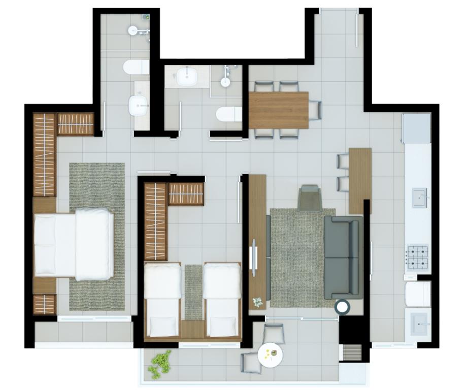 Planta 4 de Porto Madero