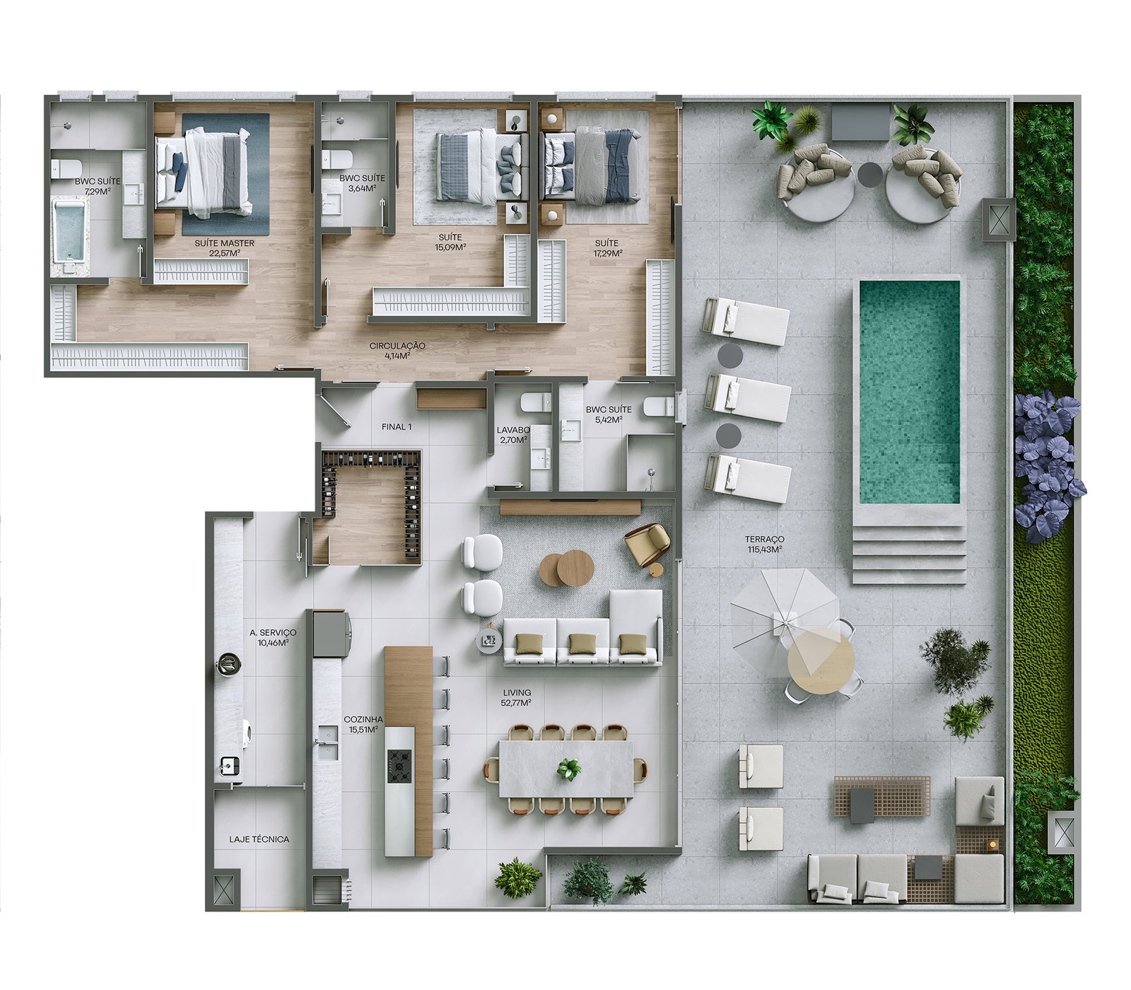 Planta 9 de Brava Fascine