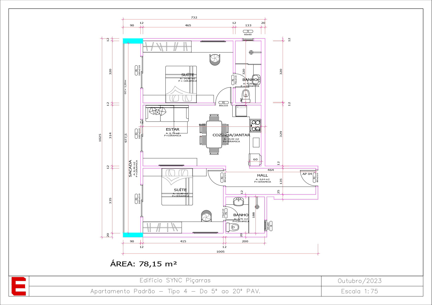 Planta 11 de Sync Piçarras