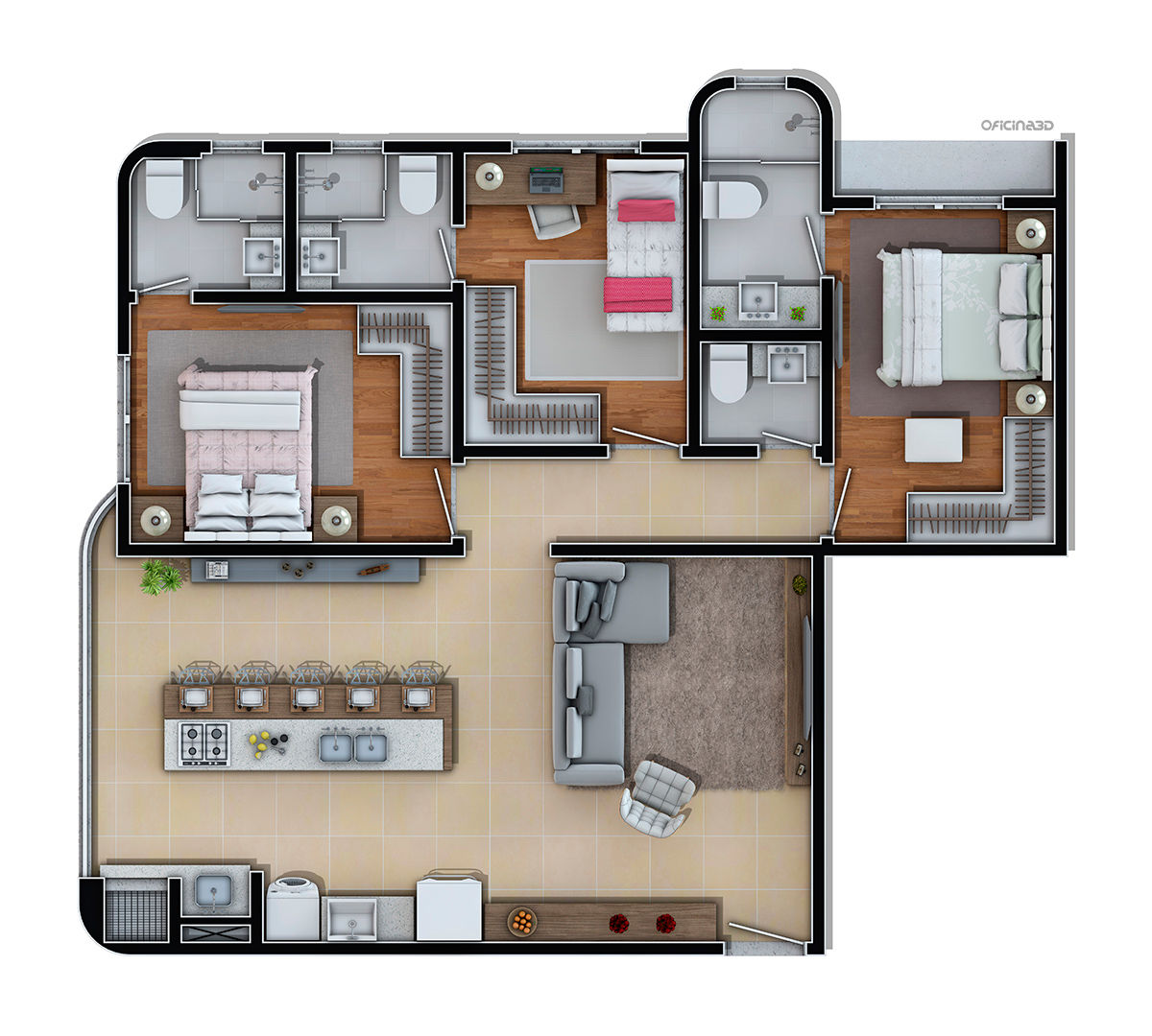 Planta 3 de Atmos Beach