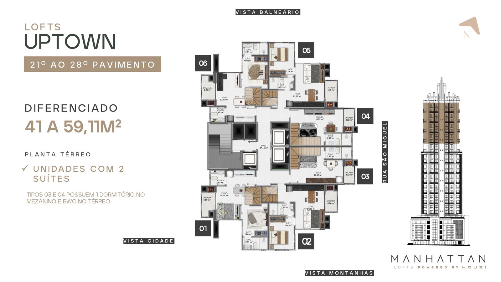 Planta 6 de Manhattan Lofts