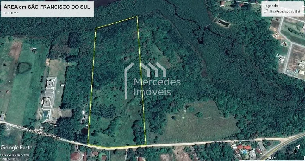 Foto 4 de Terreno à venda, 5330 m² - Iperoba - São Francisco do Sul/SC