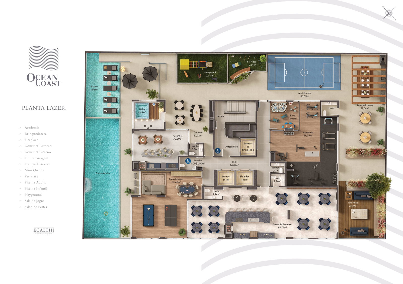 Planta 1 de Ocean Coast