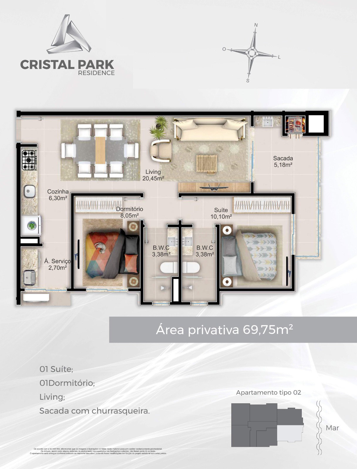 Planta 4 de Cristal Park