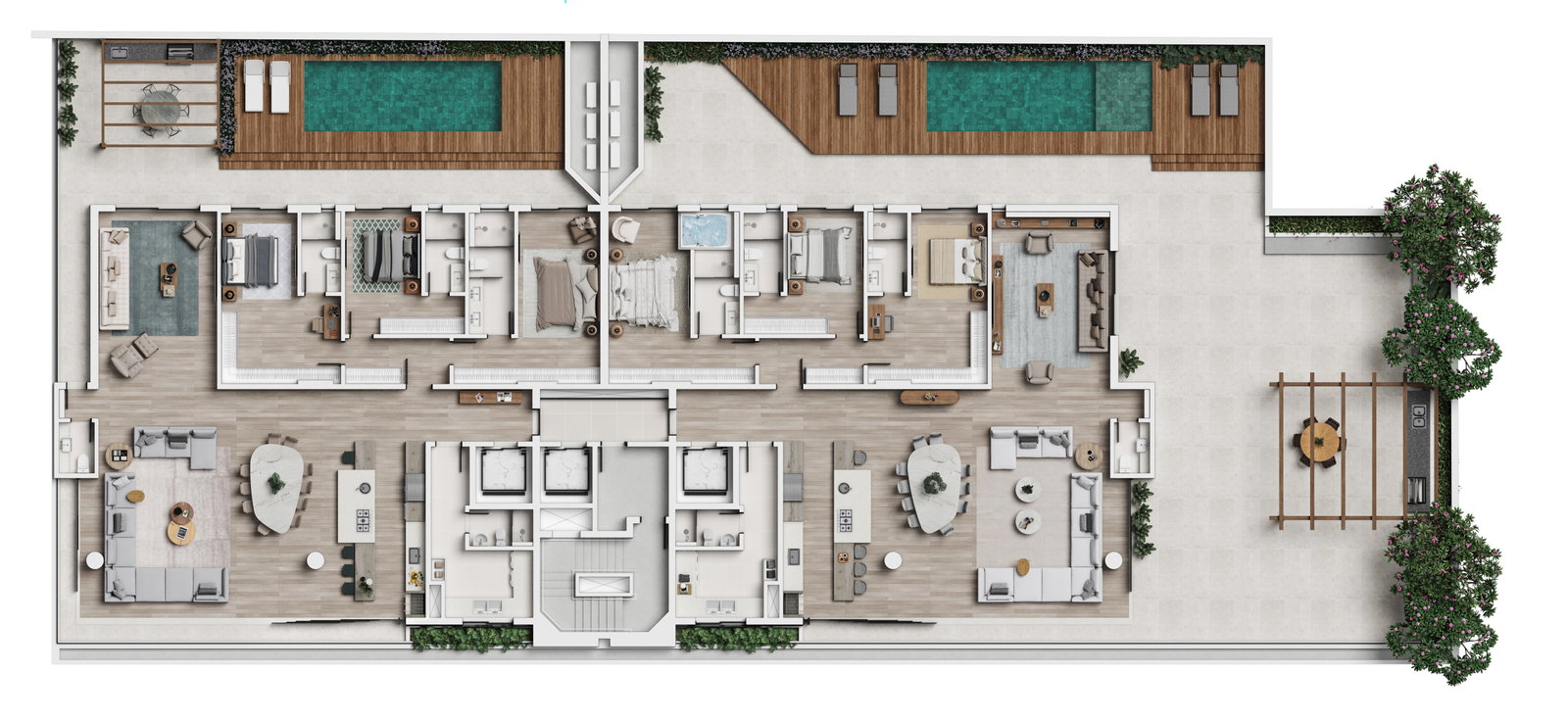 Planta 2 de Residencial Montenegro