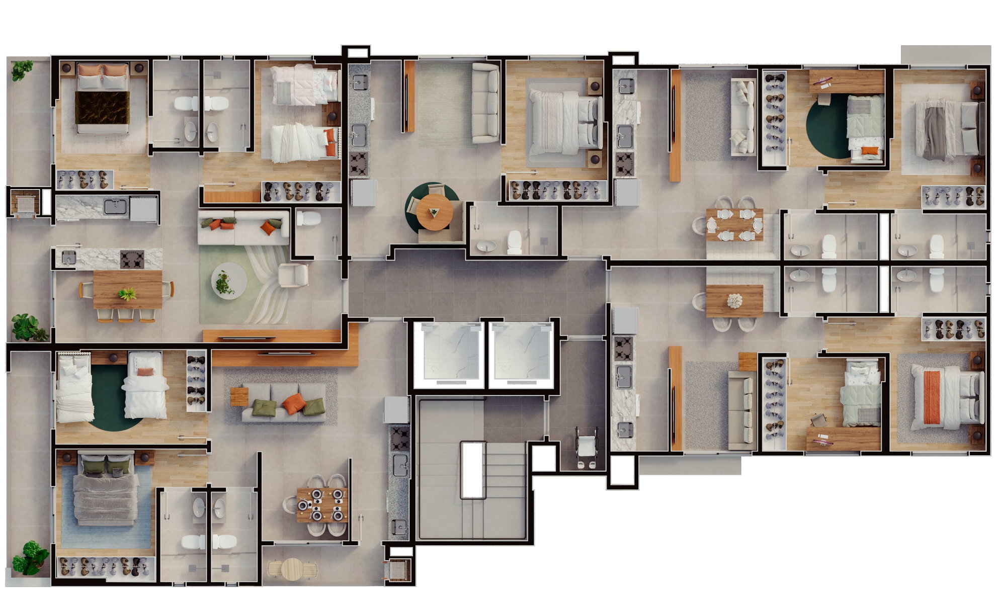 Planta 12 de Tajahy Residence