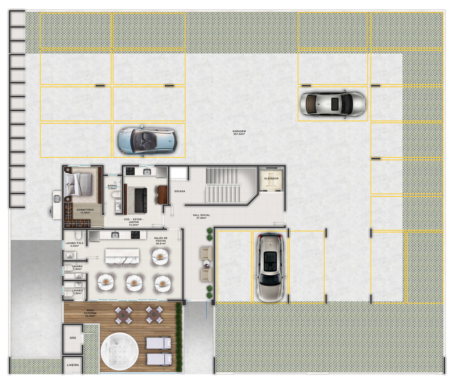Planta Garagem do Maju